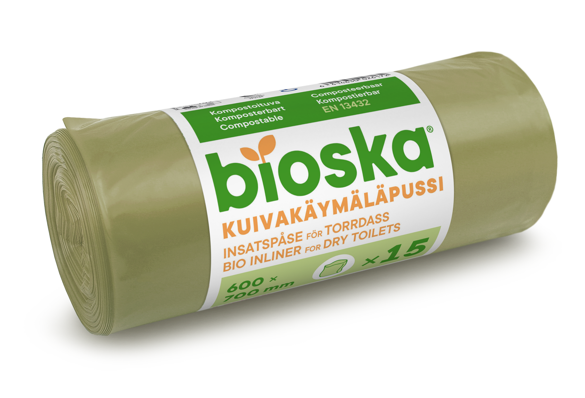 Bioska Kuivakäymäläpussi -tuote-esite